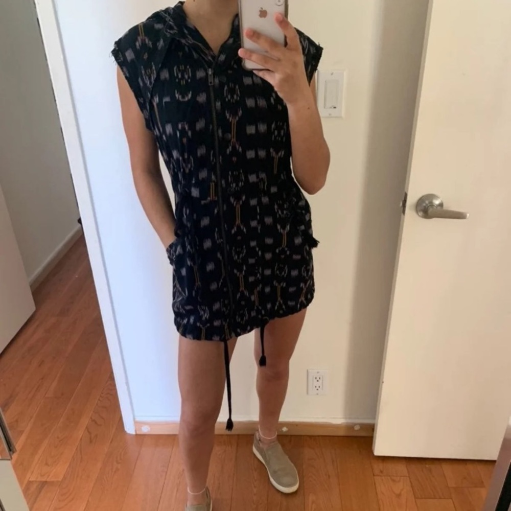 Zip up hoodie dress